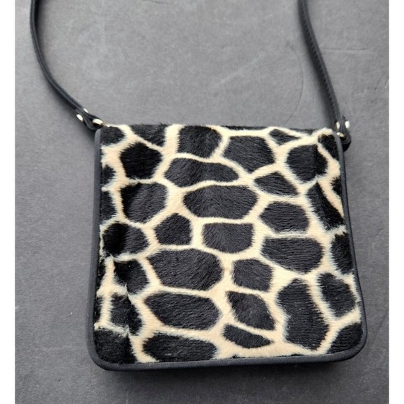 Small Organizer Crossbody Bag Purse Wallet on String Animal Print Koltov - Picture 2 of 10